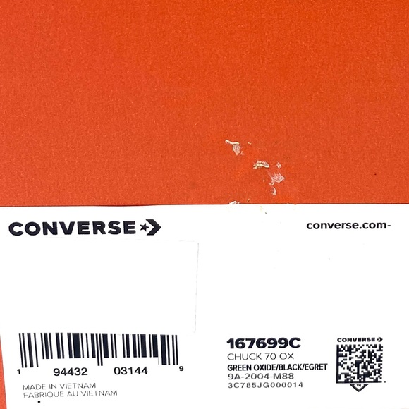 💖MEGA SALE💖Converse 167699C Chuck 70 Low Green Oxide Casual Men Sneakers - Picture 9 of 10